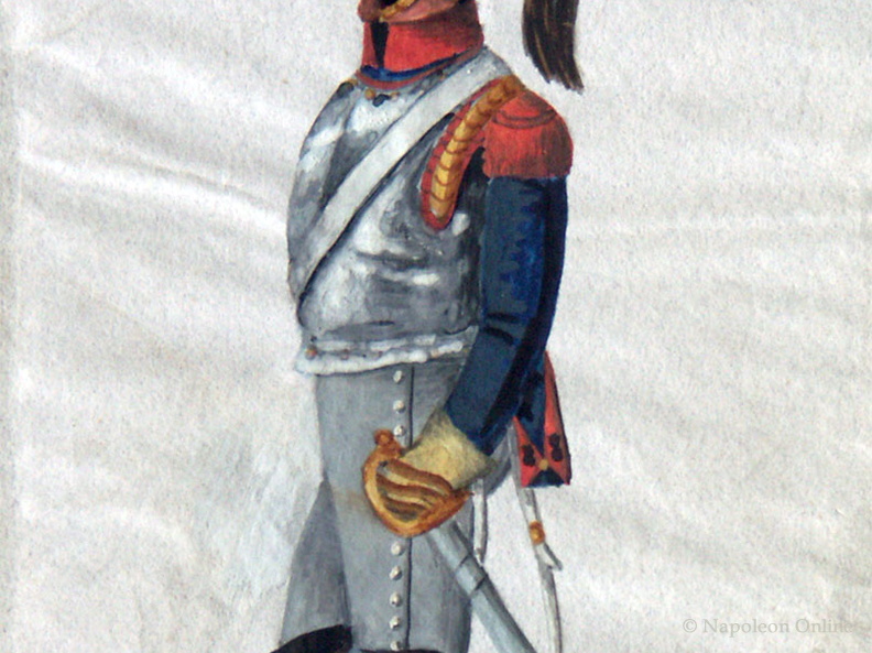 Frankreich - Kürassier vom 2. oder 3. Regiment am 9.6.1814