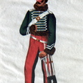 Frankreich - Husar vom 8. Regiment am 8.6.1814