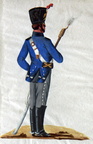 Frankreich - Artillerietrain, Soldat am 8.6.1814