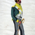 Frankreich - Dragoner oder Chevaulegers-Lancier, Soldat am 8.6.1814