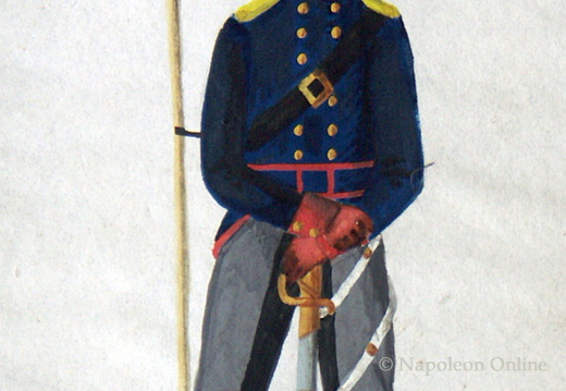 Preußen - Ulan vom 3. (Brandenburgischen) Ulanen-Regiment am 17.5.1814