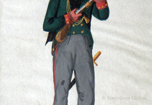 Preußen - Jäger vom Ostpreußischen Jäger-Bataillon am 15.5.1814