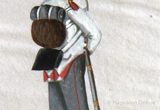 Berg - Infanterie, Soldat vom 2. Infanterie-Regiment am 24.6.1814