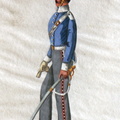 Preußen - Dragoner vom 1. Westpreußischen Dragoner-Regiment am 15.8.1814
