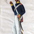 Preußen - Infanterie, Soldat vom 2. Schlesischen Infanterie-Regiment am 14.9.1814