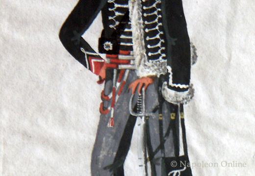 Preußen - Husar vom 2. Leib-Husaren-Regiment am 19.9.1814