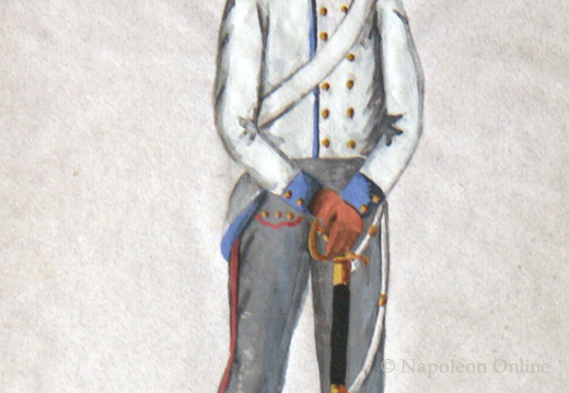 Preußen - Kürassier vom Ostpreußischen Kürassier-Regiment am 21.10.1814