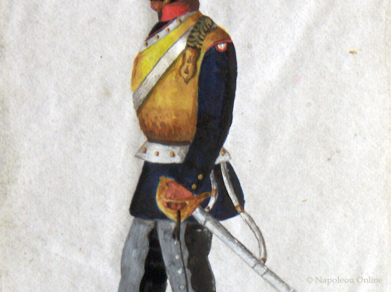 Preußen - Kürassier vom Brandenburgischen Kürassier-Regiment am 5.2.1815