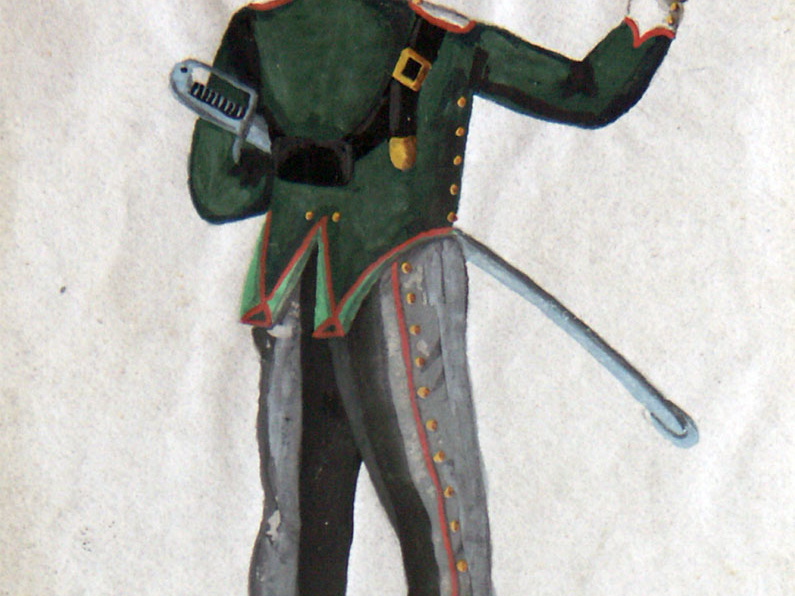 Preußen - Pommersches National-Kavallerie-Regiment, Soldat am 19.3.1815