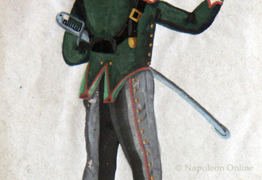 Preußen - Pommersches National-Kavallerie-Regiment, Soldat am 19.3.1815