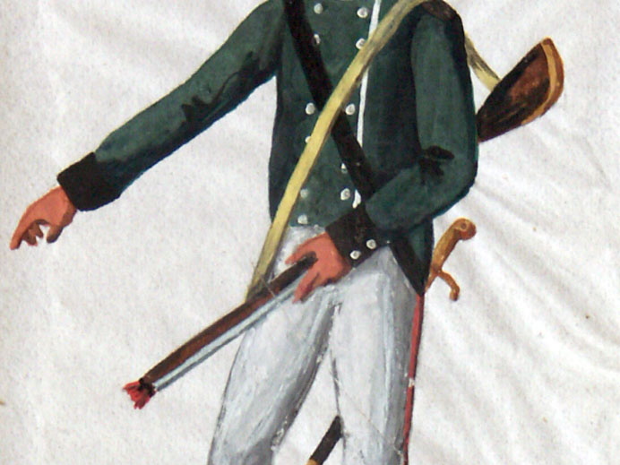 Preußen - Jäger der Reich´schen Jäger am 27.4.1815