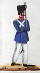 Preußen - Landwehr, Soldat der Kurmärkischen Landwehr-Infanterie am 10.5.1815