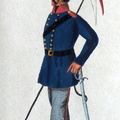 Preußen - Landwehr, Soldat der Brandenburgischen Landwehr-Kavallerie am 12.5.1815