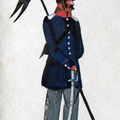 Preußen - Landwehr, Soldat der Brandenburgischen oder Ostpreußischen Landwehr-Kavallerie am 16.5.1815