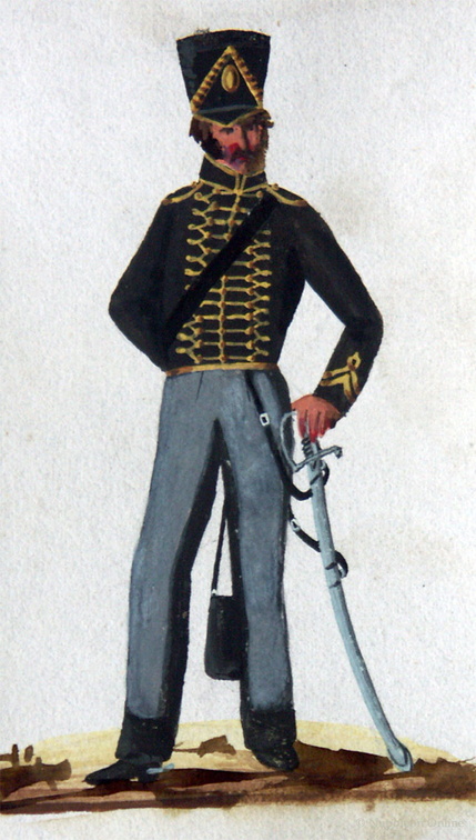 Mecklenburg-Strelitz - Husar am 8.7.1815