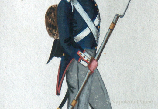 Mecklenburg - Landwehrsoldat am 27.10.1815