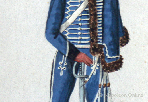 Preußen - Husar vom 12. Husaren-Regiment (ehemals sächsisches Husaren-Regiment) am 26.9.1815