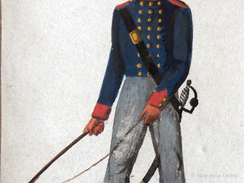 Preußen - Trainsoldat am 9.9.1815