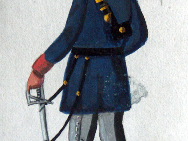 Preußen - Ulan vom 4. Ulanen-Regiment am 5.11.1815
