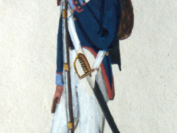 Preußen - Infanterie, Soldat vom 26. Infanterie-Regiment (ehemals Elb-Infanterie-Regiment) am 21.11.1815