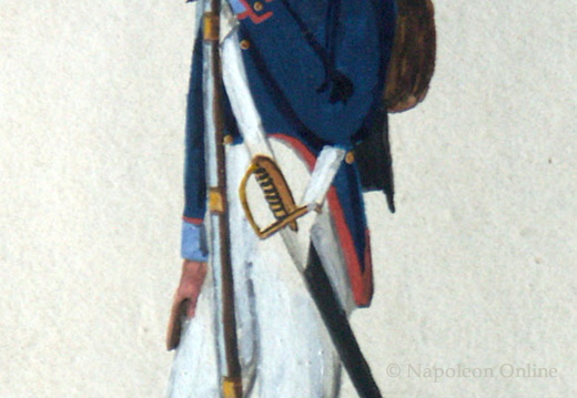 Preußen - Infanterie, Soldat vom 26. Infanterie-Regiment (ehemals Elb-Infanterie-Regiment) am 21.11.1815