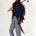 Preußen - Pioniere, Mineur vom Mansfeld´schen Pionier-Bataillon am 24.11.1815