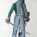 Preußen - Husaren, Freiwilliger Jäger des Elb-National-Husaren-Regiments am 28.11.1815