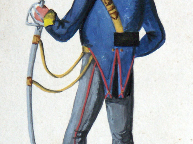 Preußen - Gendarmerie, Soldat am 25.12.1815