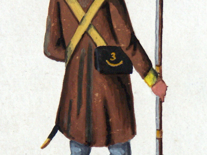Preußen - Gendarmerie oder schlesische Landwehr am 25.12.1815