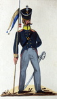 Preußen - Landwehr, Soldat des 6. Schlesischen Landwehr-Kavallerie-Regiments am 25.12.1815