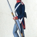 Preußen - Infanterie, Soldat vom 23. Infanterie-Regiment am 6.7.1818
