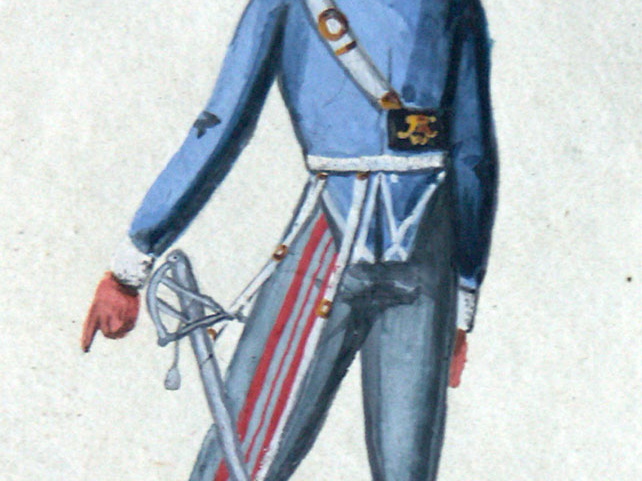Preußen - Dragoner vom 2. Dragoner-Regiment (Westfälisches) am 17.1.1819