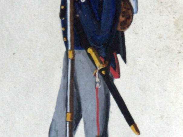 Preußen - Infanterie, Füsilier vom 12. Infanterie-Regiment (2. Brandenburgisches) am 9.12.1818