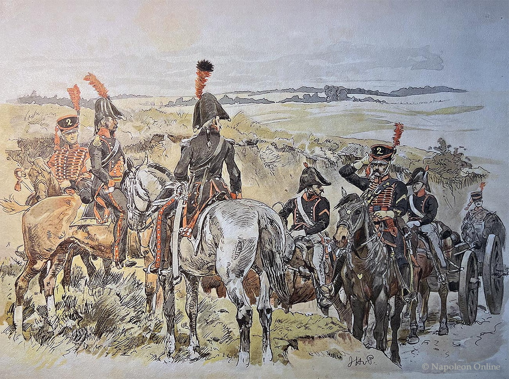 Artillerie zu Pferd und Artillerietrain des Königreich Holland 1808