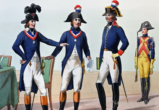 Kriegskommissare, Militärgerichtsbarkeit und Gendarmerie 1793