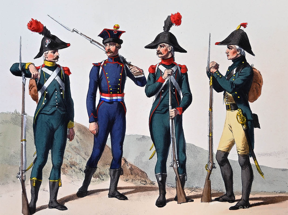 Legionen und Jäger 1799