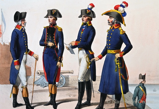 Generalstab, Militärverwaltung und Geniekorps 1797