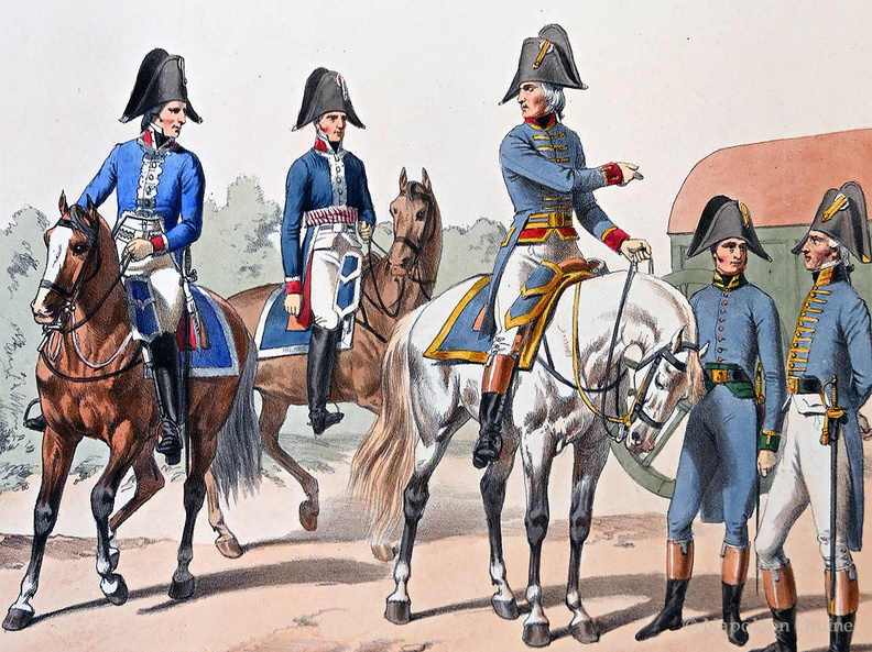 Militärverwaltung und Ärzte 1804