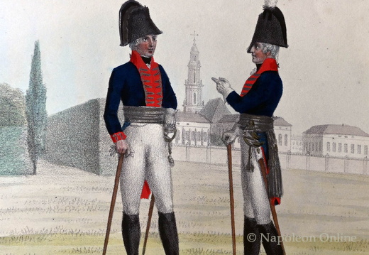 Regiment Garde Nr. 15 - 1. Bataillon Leib-Garde in Interimsuniform 1806