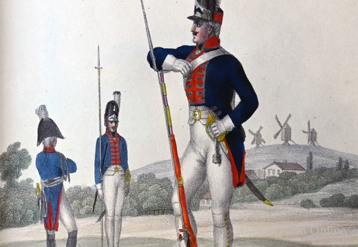 Leib-Garde Nr. 15 - Erstes Bataillon, Flügel-Grenadier-Kompanie 1806
