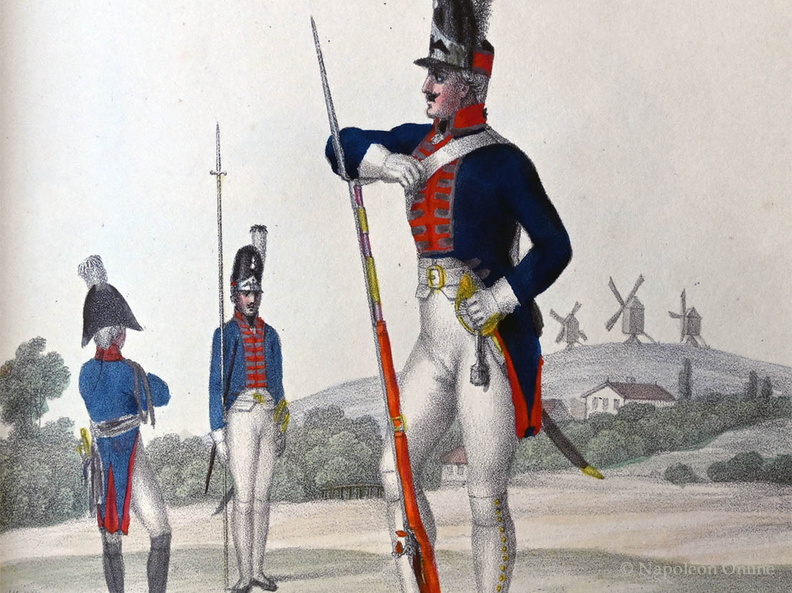 Leib-Garde Nr. 15 - Erstes Bataillon, Flügel-Grenadier-Kompanie 1806