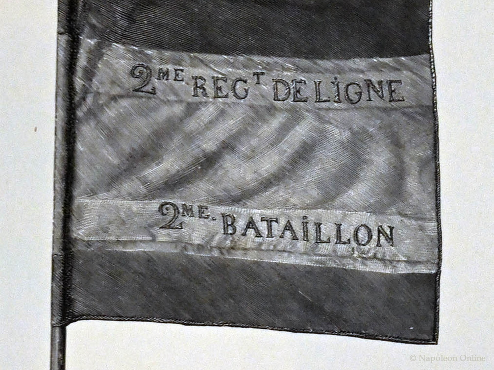 Linieninfanterie - 2. Regiment, Fahne des 2. Bataillons