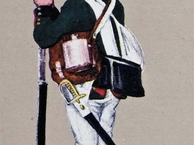 Infanterie - 1. Leichtes Infanterie-Bataillon Metzen, Schütze 1804
