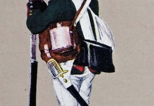 Infanterie - 1. Leichtes Infanterie-Bataillon Metzen, Schütze 1804