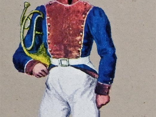 Infanterie - 3. Linieninfanterie-Regiment Herzog Carl, Hornist der Schützen 1804