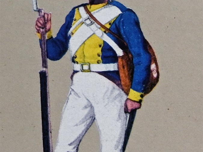 Infanterie - 9. Linieninfanterie-Regiment Ysenburg, Schütze 1804