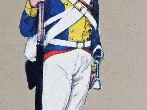 Infanterie - Linieninfanterie-Regiment Junker, Unteroffizier 1803