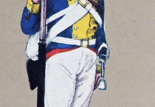 Infanterie - Linieninfanterie-Regiment Junker, Unteroffizier 1803