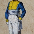 Infanterie - 8. Linieninfanterie-Regiment Herzog Pius, Oberstleutnant in Gala-Uniform 1805