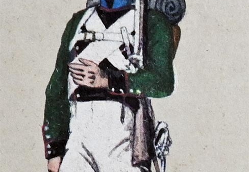 Infanterie - 7. Leichtes Infanterie-Bataillon Günter, Unteroffizier 1808